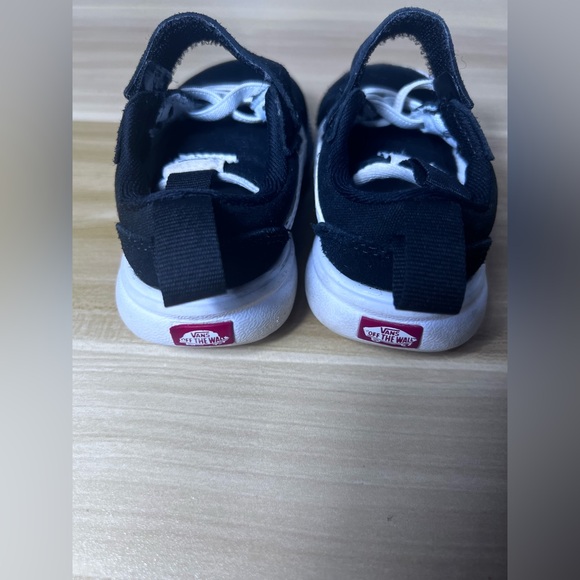 Vans Black and White Slip-On Sneakers - Picture 8 of 10